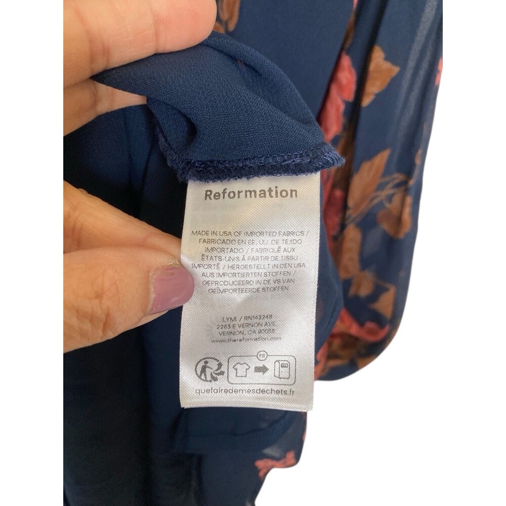 Reformation Prescott Sleeveless Floral Maxi Dress Size Large NWT - Picture 13 of 16